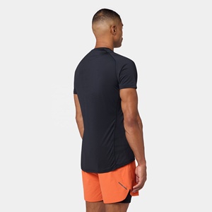 Camisetas Deportivas para Hombre, Corte Ajustado, Transpirables, 180g, Algodón y Elastano, Secado Rápido, Color Sólido - Product Image 3