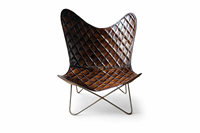 Chaise papillon haut de gamme pour salon, chambre à coucher, patio et salons, avec structure de soutien et style moderne, en provenance d'Inde