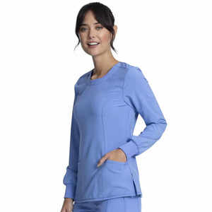 Ensemble de gommage médical de qualité supérieure Uniformes d'infirmière de soins de santé pour femmes Comfort Fit Unisex Scrub Tops & Pants Set Soft Cotton Blend Scrubs - Product Image 3