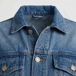 Veste en jean durable pour femme, en laine, décontractée, haut de gamme, tendance, boutonnée, élégante, streetwear, couleur personnalisée - Product Image 4