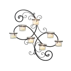 Gold Finished Wall <b>Sconce</b> <b>Candle</b> Holder With 2 <b>Candle</b> For Home Living Room Wall Decor - Product Image 5