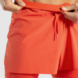 OEM <b>Men's</b> Gym <b>Shorts</b> Eco-Friendly High Street Breathable Mesh Quick Dry Low Waist 100% Polyester Spandex Cotton Solid - Product Image 2