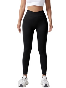 Women's Yoga Spandex/Polyester High Waist Breathable Velour Knitted 220g <b>Leggings</b> Vintage Style Full Length Solid <b>Pattern</b> 2026 - Product Image 1