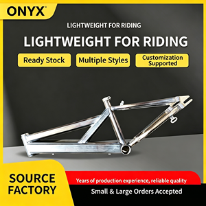 Cadre de vélo électrique en alliage de magnésium OEM ODM, suspension fendue, 20, 22, 27,5 pouces, avec passage interne des câbles, frein à disque et dérailleur arrière - Product Image 4