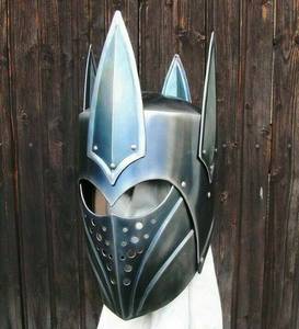 Casco de fantasía Medieval, gran guerrero de batalla, Caballero Vikingo, espartano, romano, hecho a mano, regalos - Product Image 4