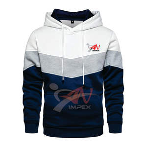Sudadera con Capucha de Hombre, con Costuras Tricolor, de Alta Calidad, de Forro Polar para Invierno, con Impresión de Logotipo Personalizado, Impermeable y Ecológica - Product Image 4