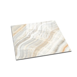 Baldosa de porcelana de buen precio con diseño brillante marrón elegante y personalizado 600x600 600x1200 con embalaje digno de exportación - Product Image 1