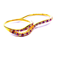 Bagues de mariage pour femmes, double anneau, en argent sterling 925 plaqué or, garnet rhodolite, topaze blanche, style classique