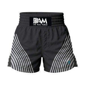 Personnalisable MMA Fight Shorts Hommes Floral Brodé Tissu Peigné Gym Porter Volants Taille Haute Cordon Fermeture Respirant - Product Image 1