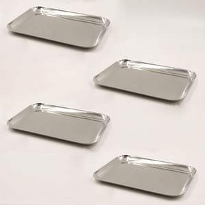 Hotel serving <b>tray</b> <b>stainless</b> <b>steel</b> Catering <b>stainless</b> <b>steel</b> <b>tray</b> Buffet <b>stainless</b> <b>steel</b> <b>tray</b> Commercial kitchen <b>tray</b> - Product Image 1