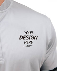 Vente en gros de polos de haute qualité avec logo personnalisé pour hommes séchage rapide couleur unie chemise athlétique mince pour hommes élasticité hauteur golf - Product Image 3