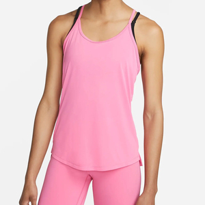 Débardeurs en coton tricoté de haute qualité pour femmes vêtements actifs entraînement de gymnastique respirant col rond Logo personnalisé marque privée - Product Image 5