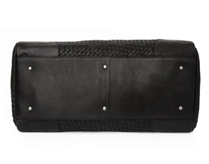 Sacs de voyage en cuir - Cuir véritable écologique, fermeture éclair, portable, résistant à l'eau, multifonctionnel, grande capacité pour le camping - Product Image 2