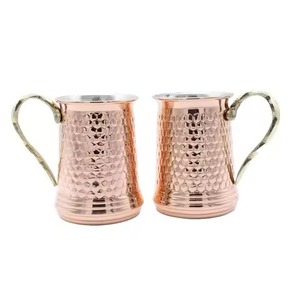 Taza de cobre de diseñador con acabado pulido refinado que agrega clase calidez y estilo lujoso a cada bebida - Product Image 5