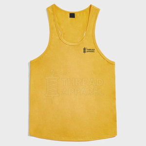 Vente directe usine – Débardeur homme en coton tricoté 100 %, fabriqué au Pakistan, haute qualité, service OEM, taille personnalisée, vêtements de fitness d'été - Product Image 1