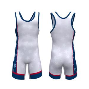 100% Spandex lutte costume une pièce hauts personnaliser lutte Singlet hommes lutte uniforme - Product Image 6