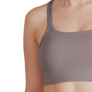 High Demand Soft <b>Racerback</b> <b>Sports</b> <b>Bras</b> for Women Non-Adjustable Strap Yoga Fitness Plus Size Seamless - Product Image 6