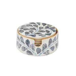 Decorative Round Mop Coasters With Smooth Surface Perfect For Coffee <b>Tables</b> Dining <b>Tables</b> And Office Desk Arrangement - Product Image 5