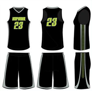 Uniforme de baloncesto de diseño 3d de alta calidad, uniforme de baloncesto con logotipo personalizado impreso - Product Image 6