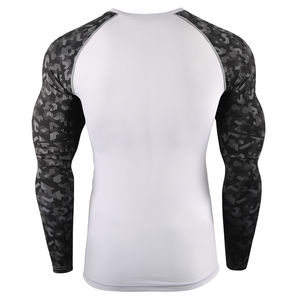 Chemise de sport pour homme avec design élégant personnalisé, manches longues de haute qualité, respirante, séchage rapide, antibactérienne, logo imprimé - Product Image 3