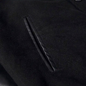 Calidad personalizada mangas de cuero de lana chaqueta Letterman logotipo bordado personalizado hombres y mujeres versity Letterman chaquetas - Product Image 2