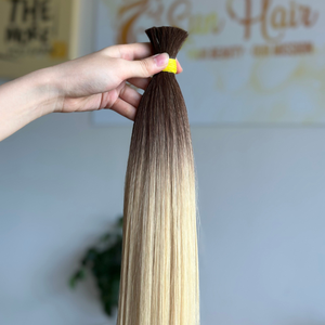 Extensions de cheveux humains vietnamiens de qualité supérieure, couleur blonde ombrée, soyeuses, cuticules alignées, cheveux humains Remy, Cabello Humano, Sun Hair Company - Product Image 2