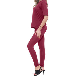 Logotipo personalizado Activewear Sets Gimnasio Fitness Wear Legging Workout Sets Moda Yoga Ropa Mujer 2 piezas Set - Product Image 4
