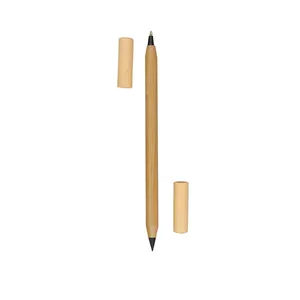 Penna Promozionale Ecologica in Bambù Pikford, Matita Eterna con Gadget Eco-Consapevoli - Product Image 1