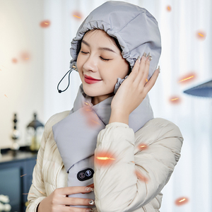 2026 Innovative 2 Control Button <b>Heating</b> Scarf with Heated Hood and Three Carbon Fiber <b>Heating</b> <b>Pads</b> - Product Image 3