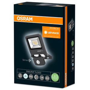 Proiettore LED da esterno con sensore di movimento, grigio, 20W, 4000K, IP44 (Osram 4058075161856) - Product Image 2