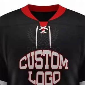 Maillot de hockey sur glace respirant, très demandé, qualité supérieure, 100 % polyester, vêtements de sport avec couleur et logo personnalisables - Product Image 4