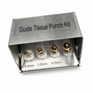 Kit de Herramientas de Perforación de Tejido Guía para Implantes Dentales, 4 Piezas, Manual, de Acero Inoxidable, Ergonómico, Instrumentos Quirúrgicos Intensos para Tejido Óseo - Product Image 4