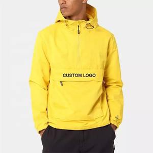 Vestes coupe-vent Zip Track d'extérieur de style de rue pour hommes, personnalisées, vintage, rétro, coupe-vent en toile avec Zip - Product Image 1