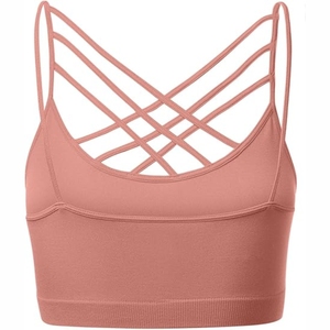 Nouvelle arrivée soutien-gorge de sport pour femmes sur mesure vêtements d'entraînement à bas quantité minimale de commande avec meilleur prix et soutien-gorge de sport à motif solide - Product Image 3