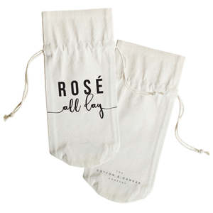 Ros All Day Canvas <b>Wine</b> <b>Bag</b> for Gift Giving - Product Image 3
