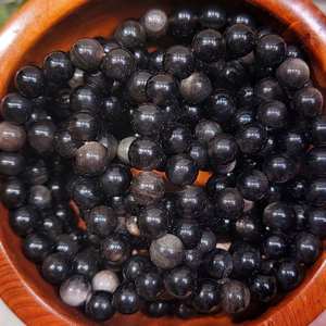 Bracelet perlé Chakra de couronne de sélénite à la mode motif de boule pour la clarté spirituelle et la concentration pour les fêtes mariages fiançailles comme cadeau - Product Image 3