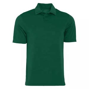 Polo de Golf para hombre, camisa de poliéster de alta calidad bordada en blanco, 100% algodón - Product Image 4