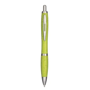 Penna Promozionale Personalizzabile in Paglia di Grano Eco-Friendly - Gadget Verde Personalizzabile - Product Image 1
