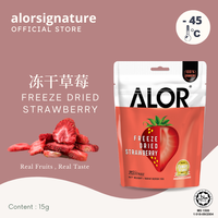 ALOR 100% Gevriesdroogde Gesneden Aardbeien Zoete Gedroogde Fruit 1kg Bulk Vacuümverpakking Natuurlijke Geschenkverpakking Klaar om te eten