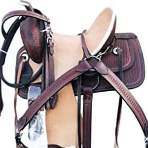 Selle de Trail 2026 de Haute Qualité, Faite à la Main, en Cuir Pur, pour Chevaux Western, Équestres, de Ranch et de Course Anglaise - Product Image 1