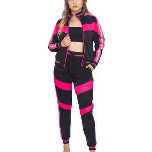 Mujer Ropa deportiva Entrenamiento Jogging Tech Fleece Solid Tassel Chándal 2 piezas Conjunto largo Transpirable - Product Image 4