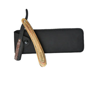 Navaja de barbero de filo recto de marca privada para barba de hombre - Product Image 5