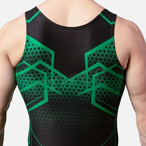 Sin mangas Entrenamiento Ropa de baile Color personalizado Hombres Vestido de gimnasia Diseño personalizado Hombres Vestido de gimnasia - Product Image 5