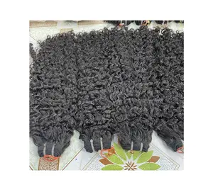 Cabelo vietnamita estilo ondas profundas 100g 8 a 34 polegadas comprimento alongado ondulado encaracolado trama da pele virgem extensões de cabelo humano