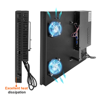 Monitor Táctil Industrial para Exteriores de 21.5 Pulgadas, Multitáctil de 10 Puntos, Resistente al Agua IP65, Montaje en Panel, Pantalla Táctil para Kiosco