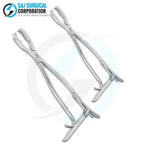Pinzas de Acero Inoxidable Manuales de Primera Calidad para Sujetar Huesos, Certificadas por la CE, para una Estabilización Segura de Huesos en Cirugía Ortopédica y Cuidado de Traumas - Product Image 6