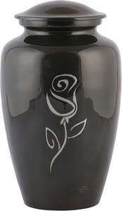 Carved Rose Adult Cremation Urns for Human <b>Ashes</b> with Beautiful Velvet Bag for <b>Dog</b> <b>Ashes</b> Funeral Burial Memorial Custom Size urn - Product Image 6
