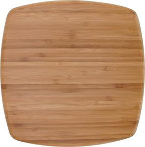 Vaisselle réutilisable en bois écologique, assiettes carrées, durables et multifonctionnelles pour les événements traiteur, les vacances, l'utilisation à domicile, 10 pièces - Product Image 3