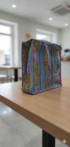 Sac fourre-tout vintage en coton avec chaînes pour femme, idéal pour l'automne, fermeture éclair, léger et écologique pour la plage et les voyages - Product Image 3