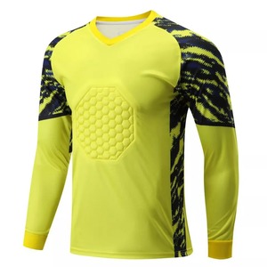 Camiseta de portero de fútbol para niños personalizada camiseta de portero acolchada de secado rápido camisetas de fútbol de entrenamiento de manga larga equipo de entrenamiento de Francia - Product Image 3
